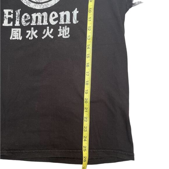 Element black short sleeve cotton graphic logo tee size medium - Picture 3 of 4